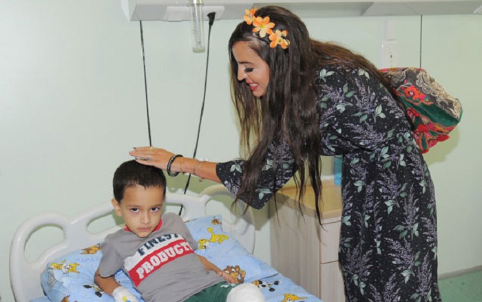 Leyla Əliyeva uşaq klinikasında - Fotolar